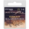 Drennan Acolyte Barbless Silverfish Hooks Size 14