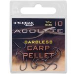 Drennan Acolyte Barbless Spade End Carp Pellet Hooks Size 10