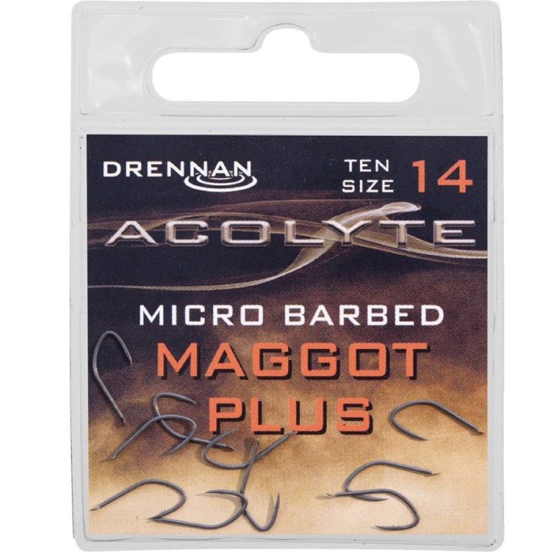 Drennan Acolyte Micro Barbed Maggot Plus Size 14