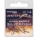 Drennan Acolyte Micro Barbed Silverfish Hooks Size 14