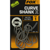 Fox Edges Curve Shank X Carp Fishing Hooks Size 1