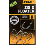 Fox Edges Zig and Floater Carp Fishing Hooks