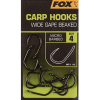 Fox Wide Gape Beaked Carp Fishing Hooks Size 4