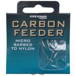 Drennan Carbon Feeder Ready Tied Hooks to Nylon