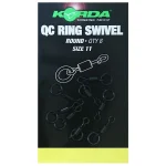 Korda Quick Change Ring Swivel Round Size 11