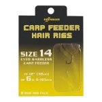 Drennan Carp Feeder Hair Rigs Ready Tied to Nylon