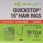 Korum Quickstop Hair Rigs 15”