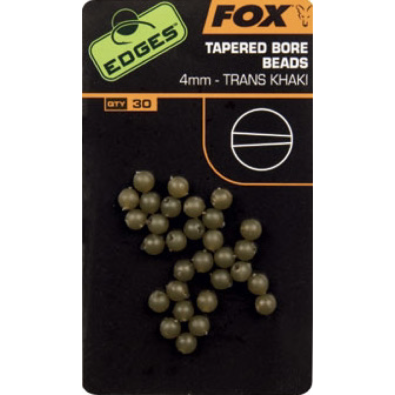 Fox Tapered Beads 4mm