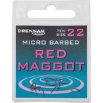 Drennan Micro Barbed Red Maggot Hook