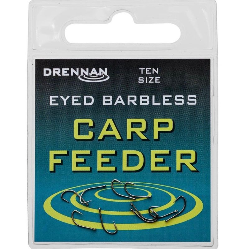 Drennan Eyed Barbless Carp Feeder Hooks