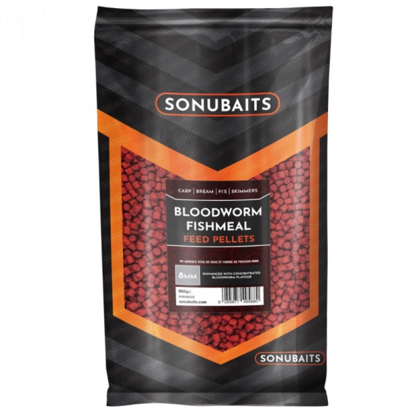 Sonubaits Bloodworm Fishmeal Pellets 8mm