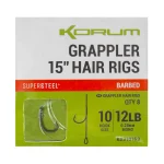 Korum Grappler Hair Rigs 15"
