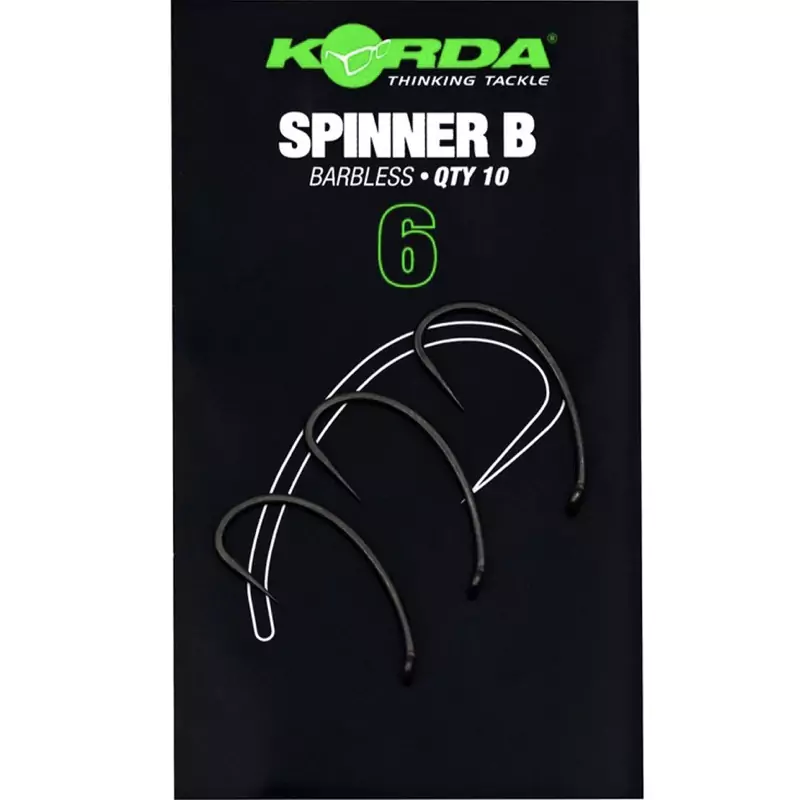 Korda Spinner Carp Hook Size 6 Barbless
