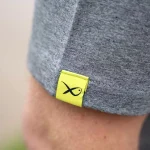 Matrix Hex Print T-Shirt Grey Sleeve